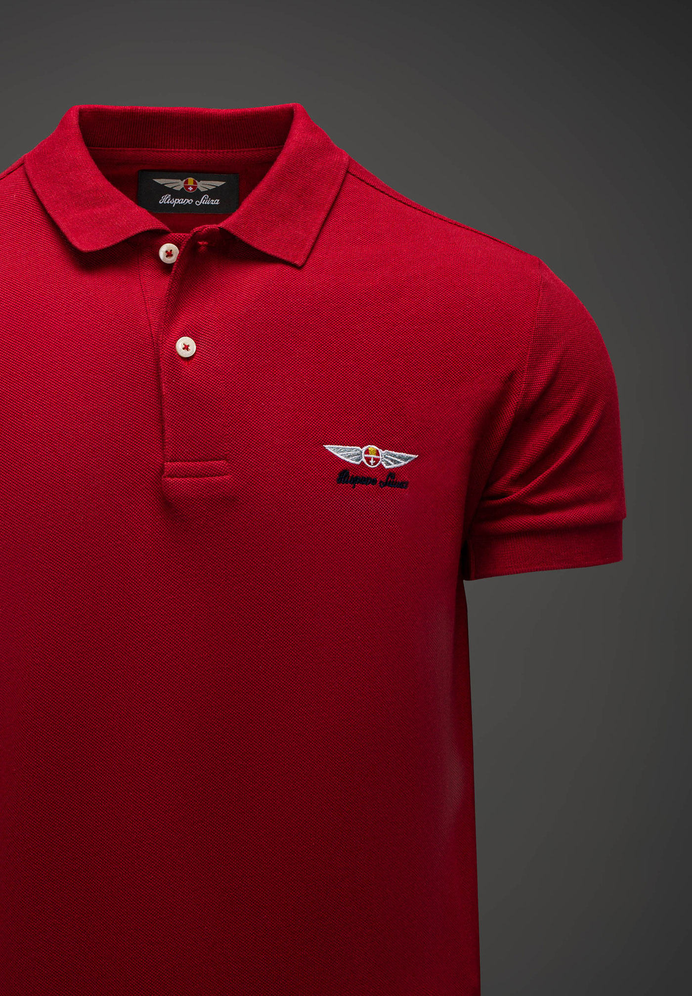 Cotton polo shirt - Maroon